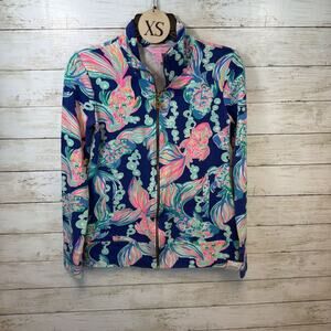 Lilly Pulitzer Reagan full zip track jacket